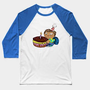 cake and birthday Baseball T-Shirt